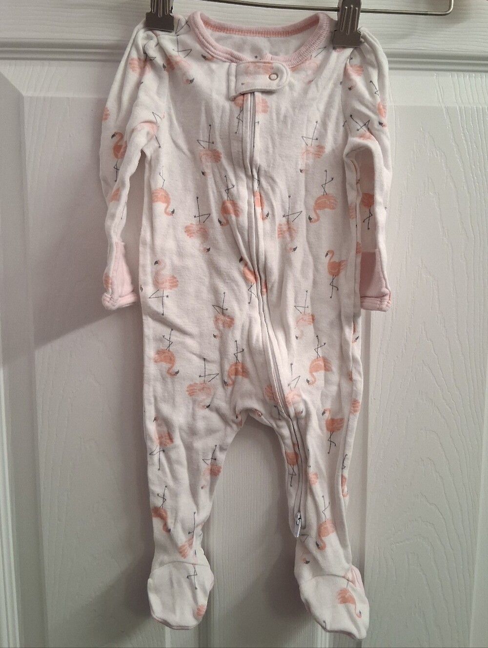 Cloud Island Pink Flamingo Footies 3-6 Months